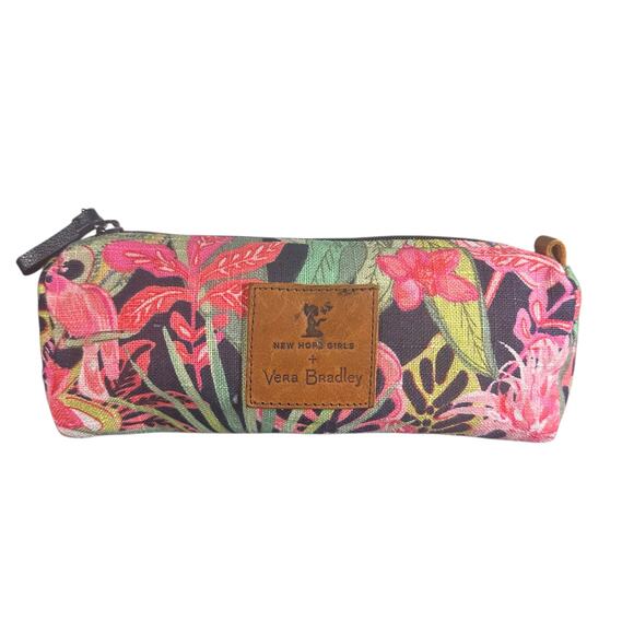 New Hope Girls x Vera Bradley Cotton sling crossbody rain-forest navy + pouch - Picture 9 of 14